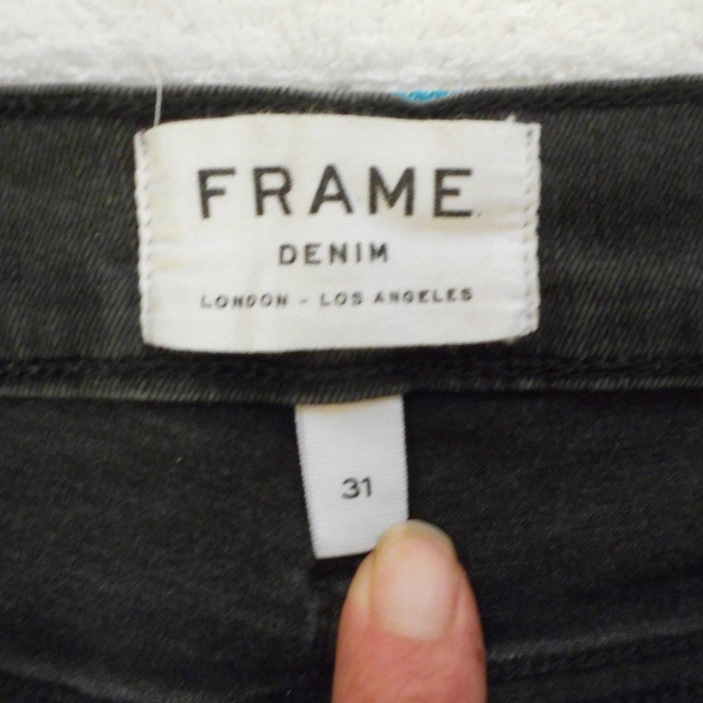 FRAME JEANS Le Skinny Gray Size 31 - Picture 14 of 14